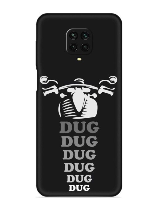 Dug Dug Dug Embossed Soft Silicone Case for Xiaomi Redmi Note 9 Pro Zapvi