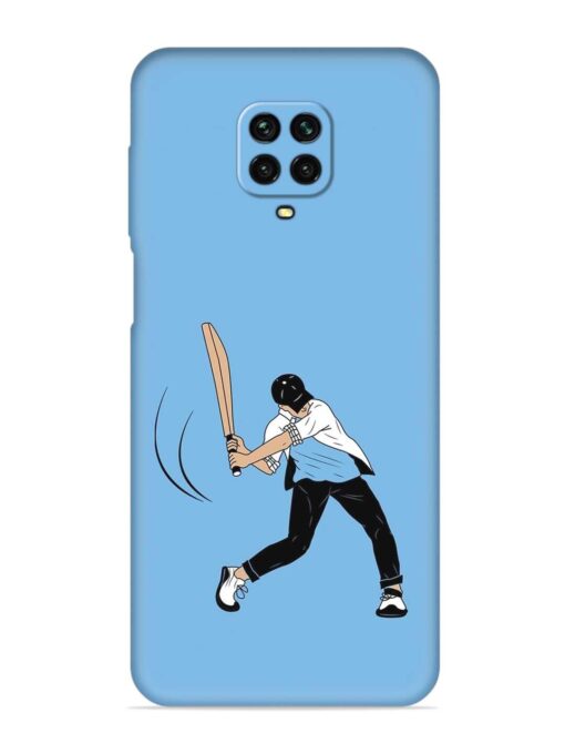 Cricket Gully Boy Embossed Soft Silicone Case for Xiaomi Redmi Note 9 Pro Zapvi