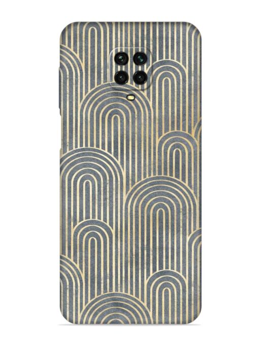 Art Deco Style Embossed Soft Silicone Case for Xiaomi Redmi Note 9 Pro