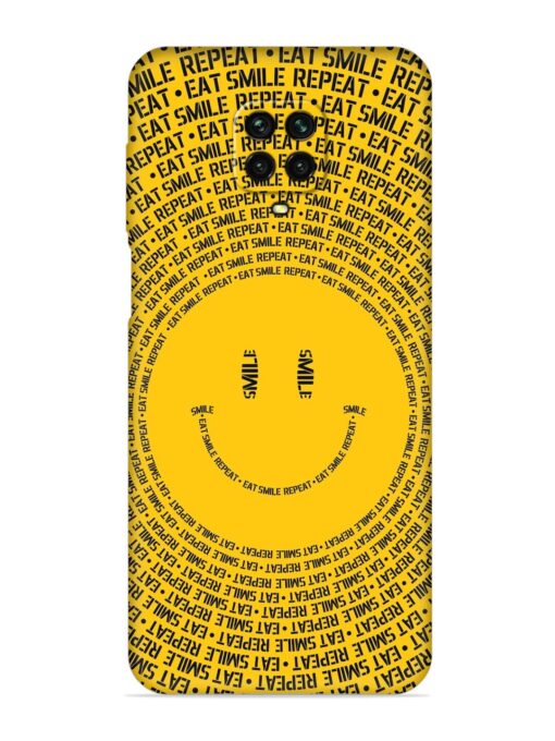 Smiley Embossed Soft Silicone Case for Xiaomi Redmi Note 9 Pro Zapvi