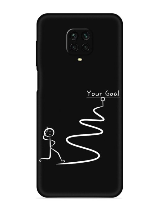 Your Goal Embossed Soft Silicone Case for Xiaomi Redmi Note 9 Pro