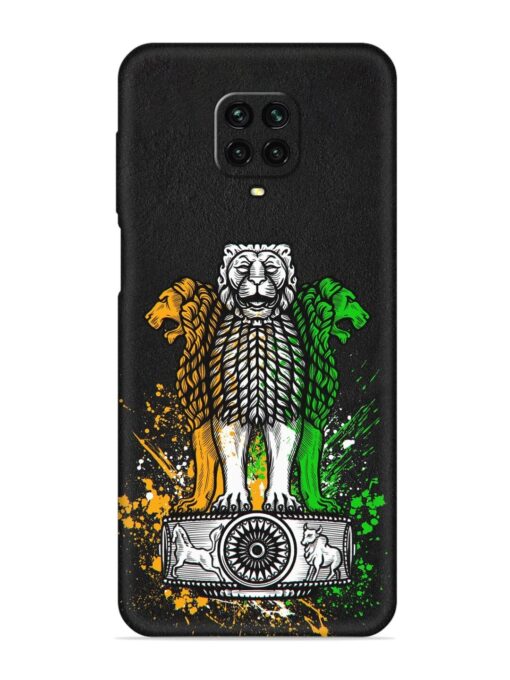 Pillars Of Ashoka Embossed Soft Silicone Case for Xiaomi Redmi Note 9 Pro Zapvi