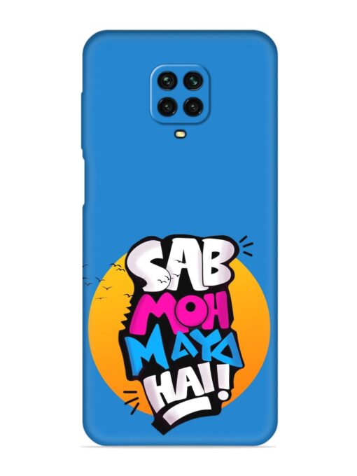 Sab Moh Moya Embossed Soft Silicone Case for Xiaomi Redmi Note 9 Pro Zapvi