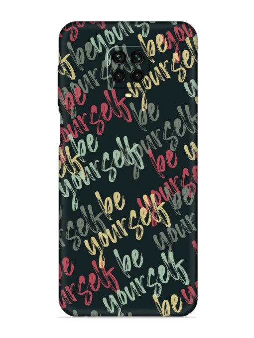 Yourself Seamless Embossed Soft Silicone Case for Xiaomi Redmi Note 9 Pro Max Zapvi