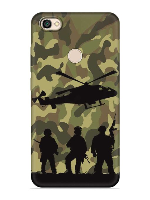 Army Heros Embossed Soft Silicone Case for Xiaomi Redmi Y1 Zapvi