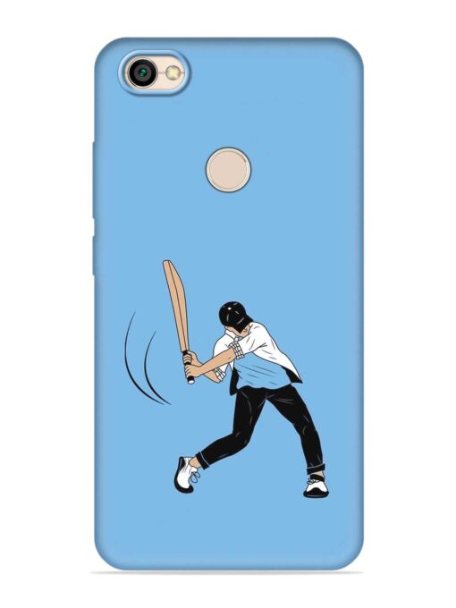 Cricket Gully Boy Embossed Soft Silicone Case for Xiaomi Redmi Y1 Zapvi