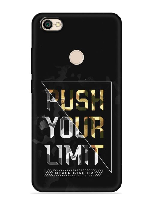 Push Your Limits Embossed Soft Silicone Case for Xiaomi Redmi Y1 Zapvi