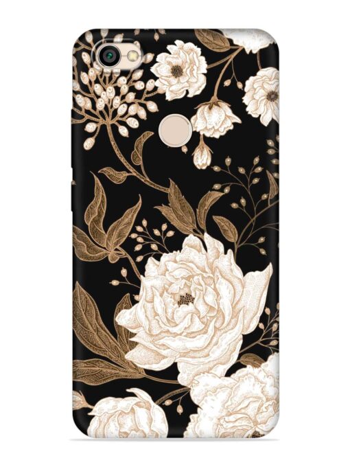 Peonies Roses Floral Embossed Soft Silicone Case for Xiaomi Redmi Y1 Zapvi