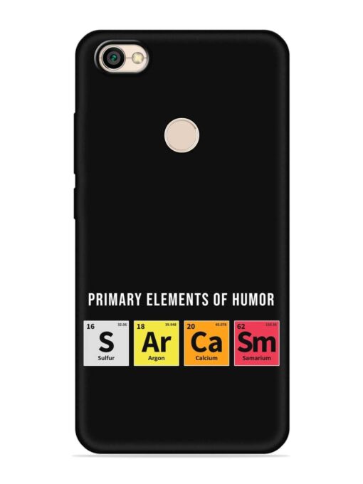 Primary Elements Humor Embossed Soft Silicone Case for Xiaomi Redmi Y1