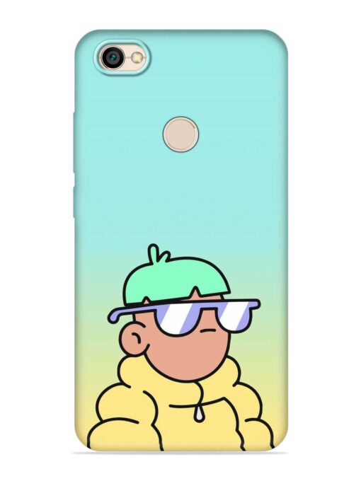 Doodles Cool Character Embossed Soft Silicone Case for Xiaomi Redmi Y1 Zapvi