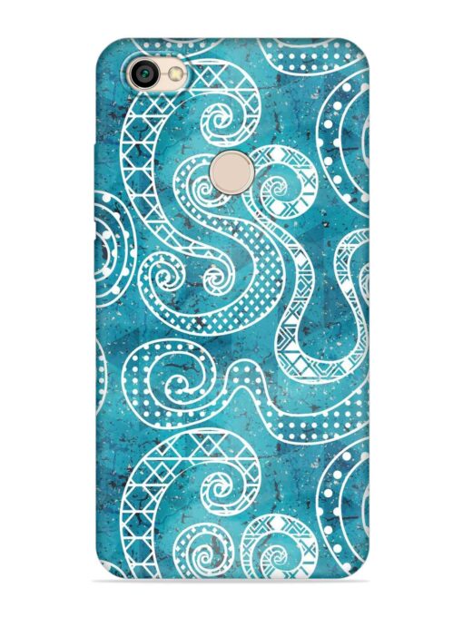 Vintage Curved Seamless Embossed Soft Silicone Case for Xiaomi Redmi Y1