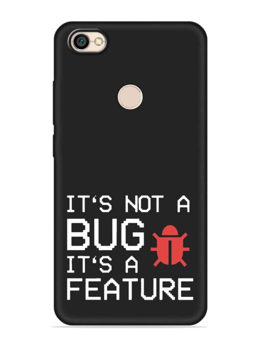 Not Bug Feature Embossed Soft Silicone Case for Xiaomi Redmi Y1 Zapvi