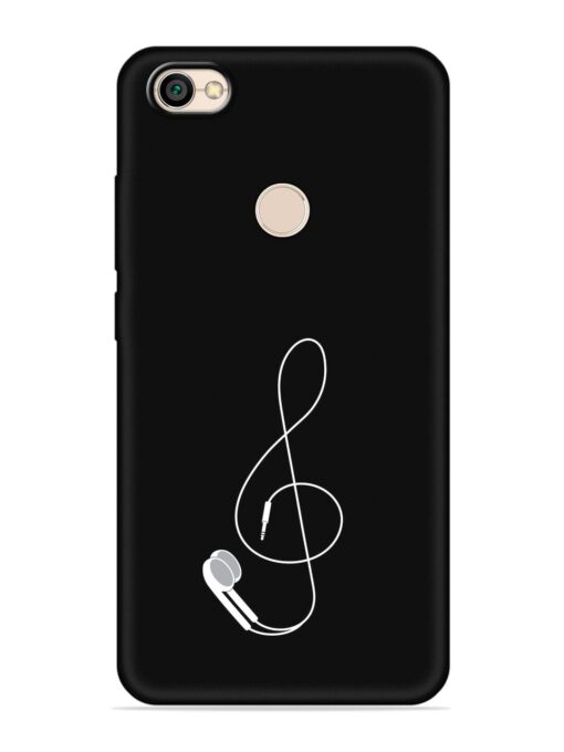 Music Earphone Vector Embossed Soft Silicone Case for Xiaomi Redmi Y1 Zapvi