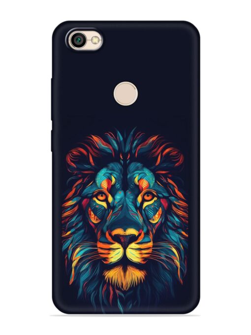 Colorful Lion Embossed Soft Silicone Case for Xiaomi Redmi Y1 Zapvi