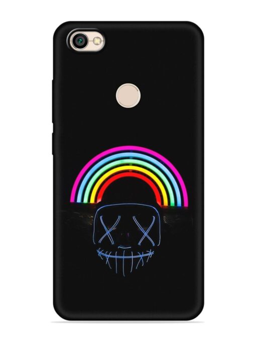 Mask Rainbow Embossed Soft Silicone Case for Xiaomi Redmi Y1 Zapvi