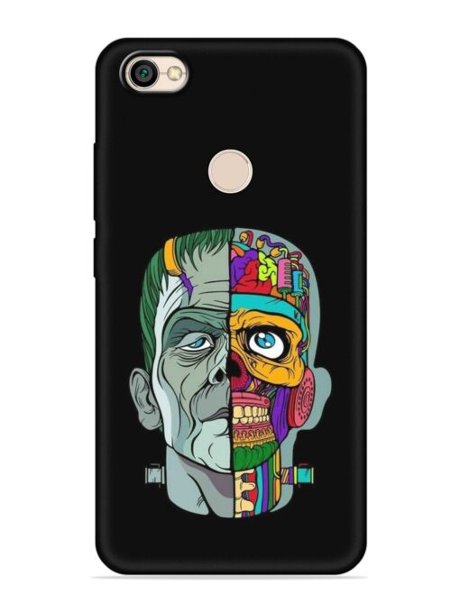 Men Vs Skull Embossed Soft Silicone Case for Xiaomi Redmi Y1 Zapvi