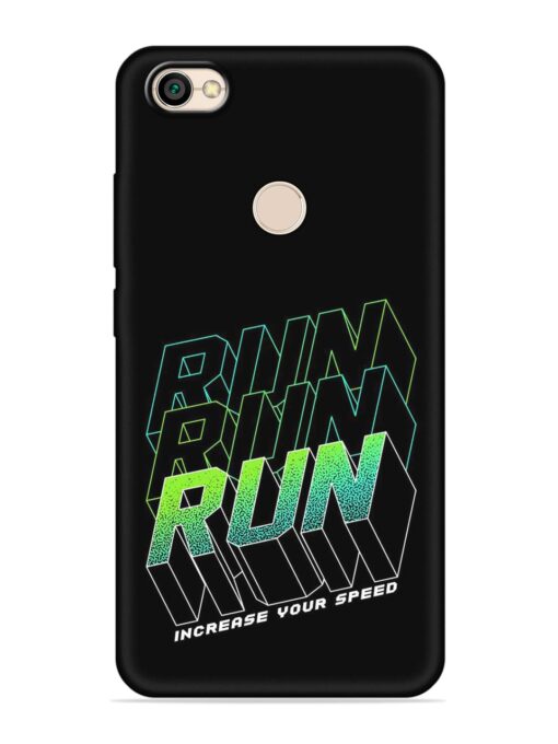 Run Embossed Soft Silicone Case for Xiaomi Redmi Y1 Zapvi