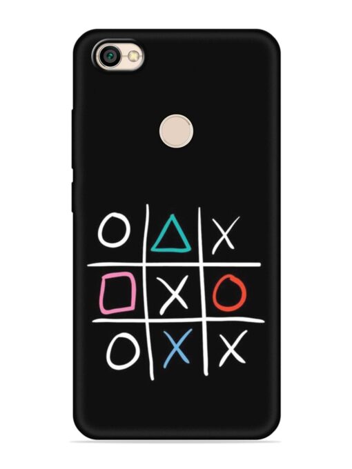 Super Neon Tic-Tac-Toe Embossed Soft Silicone Case for Xiaomi Redmi Y1 Zapvi