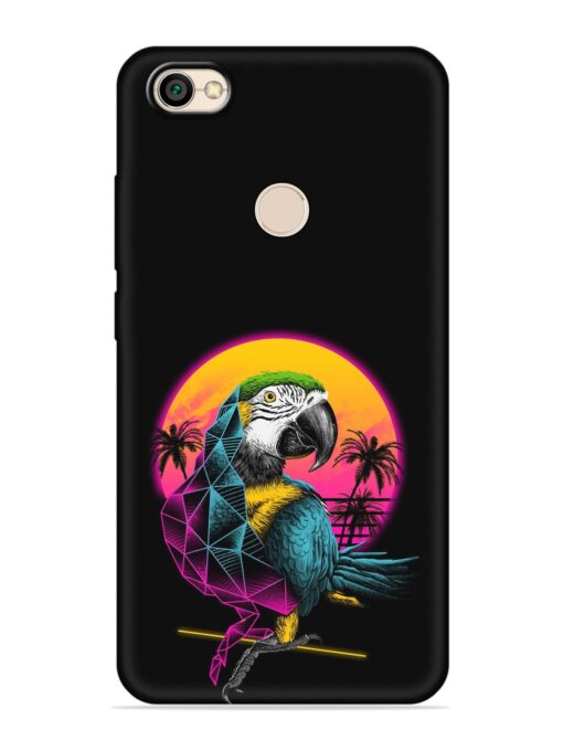 Rad Parrot Embossed Soft Silicone Case for Xiaomi Redmi Y1