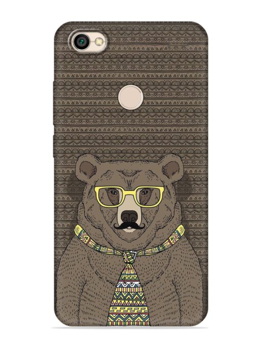 Grizzly Bear Embossed Soft Silicone Case for Xiaomi Redmi Y1