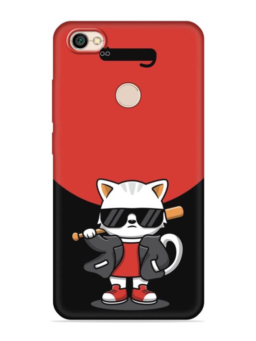 Cool Little Bear Cartoon Embossed Soft Silicone Case for Xiaomi Redmi Y1