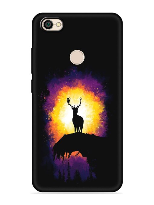 Elk Animal Art Embossed Soft Silicone Case for Xiaomi Redmi Y1