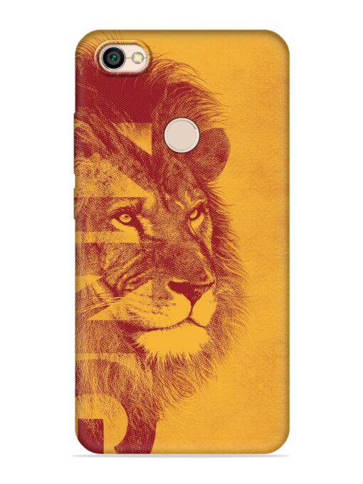 Gold Lion Crown Art Embossed Soft Silicone Case for Xiaomi Redmi Y1 Zapvi