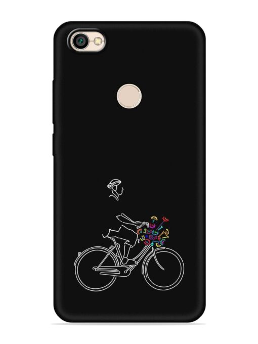 Minimalist Cycle Art Embossed Soft Silicone Case for Xiaomi Redmi Y1 Zapvi