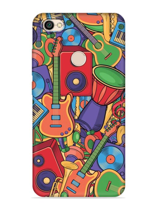 Colorful Music Art Embossed Soft Silicone Case for Xiaomi Redmi Y1 Zapvi