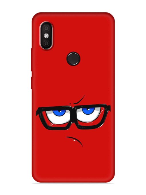 Rad Angry Face Embossed Soft Silicone Case for Xiaomi Redmi Y2 Zapvi