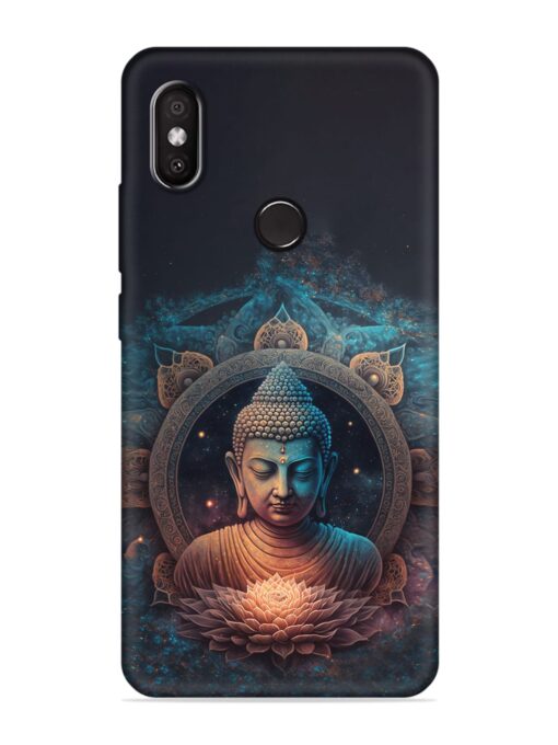 Gautam Buddha Embossed Soft Silicone Case for Xiaomi Redmi Y2 Zapvi