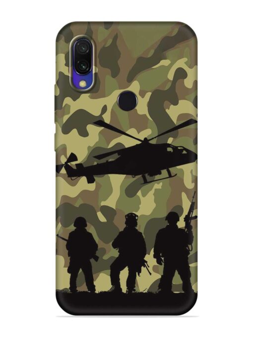 Army Heros Embossed Soft Silicone Case for Xiaomi Redmi Y3 Zapvi