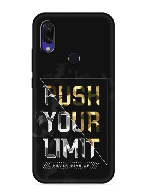 Push Your Limits Embossed Soft Silicone Case for Xiaomi Redmi Y3 Zapvi