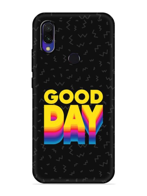 Good Day Embossed Soft Silicone Case for Xiaomi Redmi Y3 Zapvi