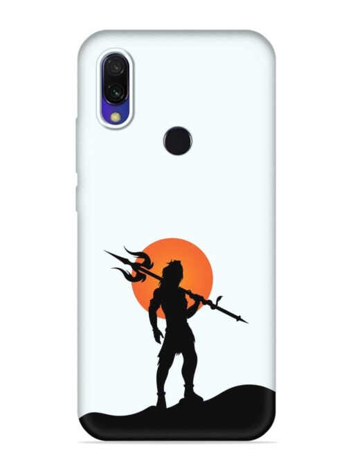 Lord Mahadev Trendy Embossed Soft Silicone Case for Xiaomi Redmi Y3 Zapvi