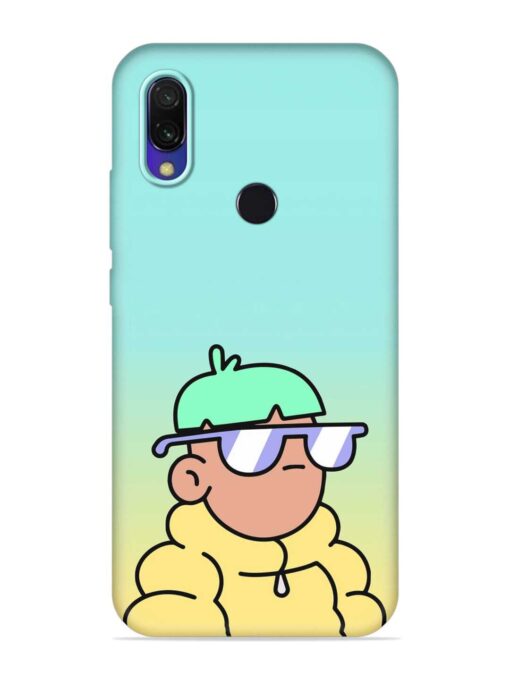 Doodles Cool Character Embossed Soft Silicone Case for Xiaomi Redmi Y3 Zapvi