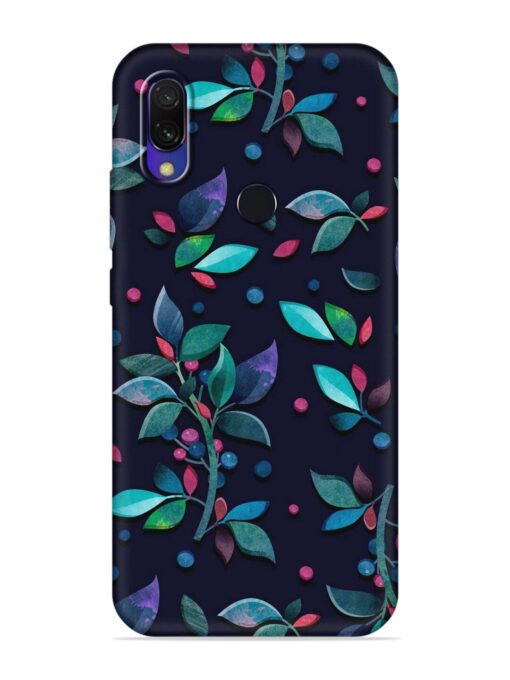 Decorative Watercolor Flower Embossed Soft Silicone Case for Xiaomi Redmi Y3 Zapvi