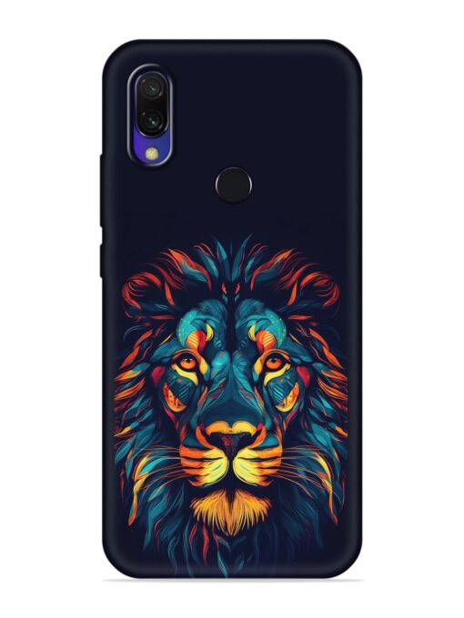 Colorful Lion Embossed Soft Silicone Case for Xiaomi Redmi Y3 Zapvi