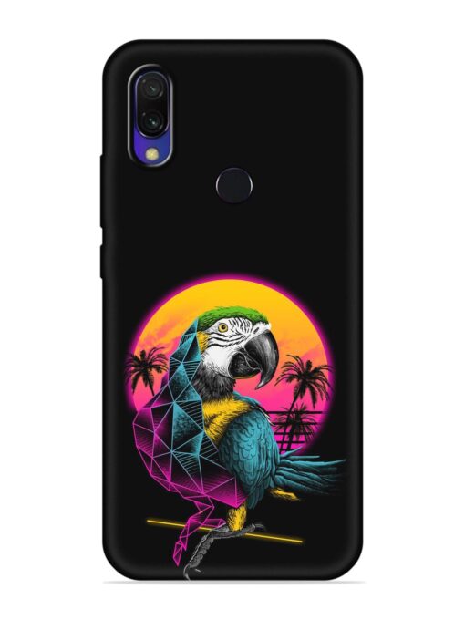 Rad Parrot Embossed Soft Silicone Case for Xiaomi Redmi Y3 Zapvi