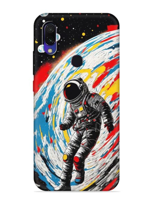 Astronaut Art Embossed Soft Silicone Case for Xiaomi Redmi Y3 Zapvi