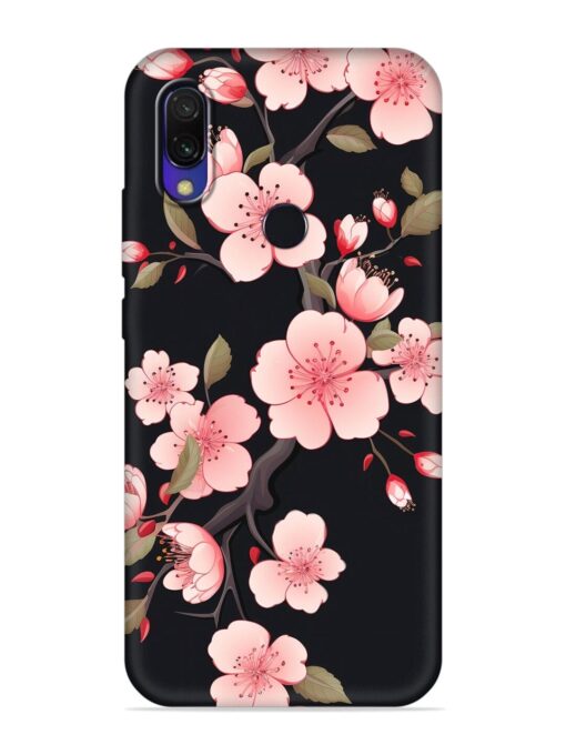 Cherry Blossom Embossed Soft Silicone Case for Xiaomi Redmi Y3 Zapvi