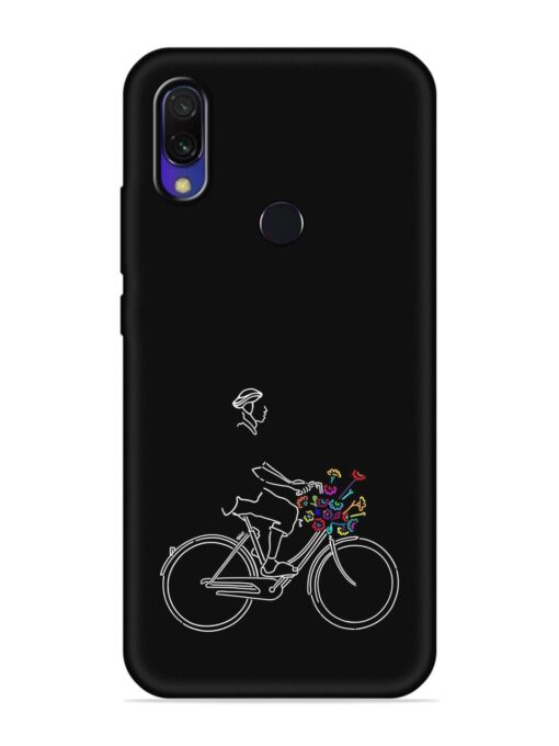 Minimalist Cycle Art Embossed Soft Silicone Case for Xiaomi Redmi Y3 Zapvi