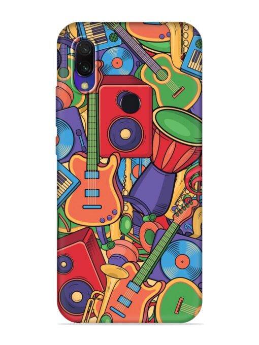 Colorful Music Art Embossed Soft Silicone Case for Xiaomi Redmi Y3 Zapvi