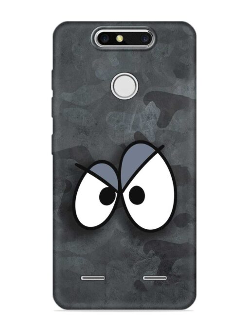 Big Eyes Night Mode Embossed Soft Silicone Case for Zte Blade V8 Mini