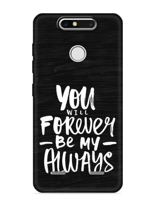 You Will Forever Embossed Soft Silicone Case for Zte Blade V8 Mini