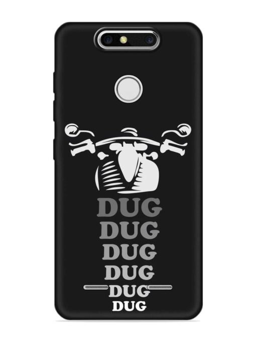 Dug Dug Dug Embossed Soft Silicone Case for Zte Blade V8 Mini Zapvi