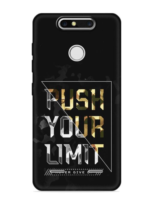 Push Your Limits Embossed Soft Silicone Case for Zte Blade V8 Mini Zapvi