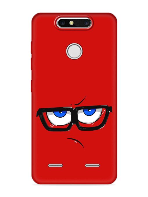 Rad Angry Face Embossed Soft Silicone Case for Zte Blade V8 Mini