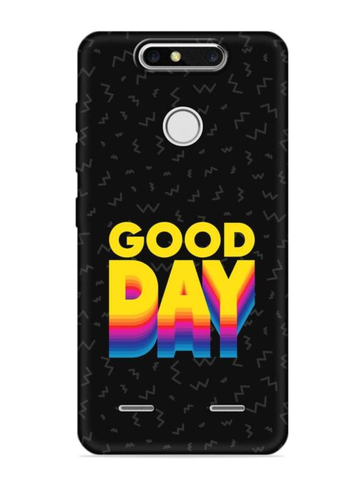 Good Day Embossed Soft Silicone Case for Zte Blade V8 Mini Zapvi