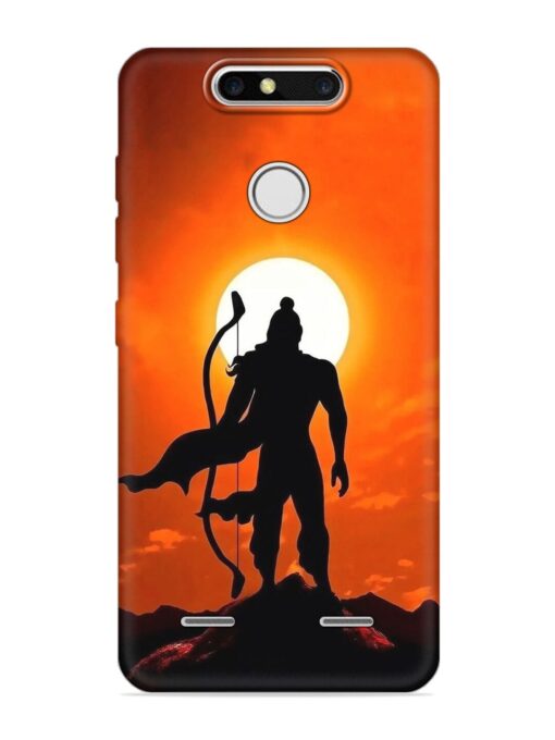 Shree Ram Embossed Soft Silicone Case for Zte Blade V8 Mini Zapvi